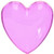 amscan Heart-Shaped Plastic Container  Pink  Party Accessory  12 Ct_