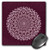 3dRose Pale pink and mauve fantasy mandala - Mouse Pad 8 by 8 inches mp-32172-1