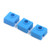 Semetall 3D Printer Heater Block Silicone Cover MK8 3D Printer Silicone Protective Cover Hotend Heater Protect Sock for MK8 3D Printer Hotend Extruder3 PackBlue
