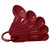 KitchenAid Plastic Measuring Spoons, Set of 5, Red