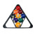 BALIKEN Billiards 15 Ball Triangle Rack  Pool Table Equipment Snooker Accessories for Regulation Size Billiard Balls in 1 Portable Billiard Triangle