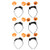 PIXNOR 6pcs Halloween Headband Hair Boppers Pumpkin Hair Band Plush Hair Hoop Headwear for Cosplay Masquerade Party Women Girls Hair Accessories Orange PIXNOR 6pcs Halloween Headband Hair Boppers Pumpkin Hair Band Plush Hair Hoop Headwear for Cosplay Masquerade Party Women Girls Hair Accessories Orange