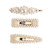 Handmade Artificial Pearl Hair Barrettes Hair Bobby Pins - Wedding Bridal Bridesmaid Sweet Gold Alloy Hairpins Hair Clips Hair Accessories for Women Lady F