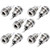 Dasunny 10 Pcs DC-099 Power Jack Socket 5_5mm x 2_5mm Threaded Panel Mount Female Connector