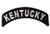 Kentucky State Rocker Iron or Sew on Embroidered Shoulder Patch IVAN1444