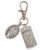 Saint Benedict Silver Toned Keychain Medal and I am a Catholic Call a Priest Protect Ne Tag 2 12