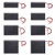 8 Pcs AA Battery Holder Case Box Wire Leads OnOff Switch with Cover 2Pcs 1 AA Battery Holder 1_5V 2Pcs 2 AA Battery Holder 3V 2Pcs 3 AA Battery Holder 4_5V 2 Pcs 4 AA Battery Holder 6V