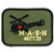 MASH 4077th Patch Green   Black 3 12