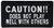Caution Does Not Play Well with Others 4 Embroidered Patch IVANP1102