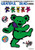 Liquid Blue Grateful Dead Green Dancing Bear - Bumper StickerDecal