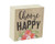 The Bridge Collection Mini 2_5 Wood Block Sign Choose Happy