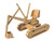 Kids Riding Backhoe Toy Plans DIY Woodworking Backyard Children Excavator Digger