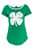 DREAGAL Ladies St Patricks Day Irish Distressed Green Shamrock Color Block Raglan T-Shirt L DREAGAL Ladies St Patricks Day Irish Distressed Green Shamrock Color Block Raglan T-Shirt L