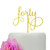 Forty Cake Topper - 40th Birthday Wedding Anniversary Party Decorations - Cheers to 40 Years Cake Decors Gold Glitter