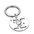 Boyfriend Girlfriend Gift Keychain for Birthday Valentines Day Anniversary Cute Couple Gifts for Women Men from Wife Wifey to Husband Hubby Christmas Wedding I Love You This Much Present Him Her
