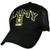 EAGLE CREST Black US Army Cap Hat with Star Mesh - Adjustable Breathable - One Size Fits Most
