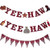 3 Pieces Cowboy Banner Yee Haw Banner Bandana Pennant Banner Wild West Party Accessory for Western Cowboy Party Themed Decoration
