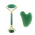 Jade roller and Gua Sha Tools Set - 100 Natural Jade Stone Roller   Gua Sha for Face Eye Neck - Beauty Jade Facial Roller for Slimming   Firming