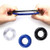 SOCOAT Mix Colour 3pcs Silicone Exercise Training Ring LGH