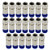 ESUMIC RG6 F Type Connector Coax Coaxial Compression Fitting 20Pack Dblue-BW