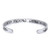 Feraco Inspirational Gifts Bracelet Cuff Bangle Keep Going Motivational Mantra Quote for Women Men Stainless Steel Engraved Jewelry Silver