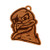 LazerEdge NCAA Wooden Ornament Virginia Tech - Hokie Head