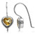 Silvershake 1_16ct_ Natural Heart Shape Citrine 925 Sterling Silver Balinese Style Hook Earrings