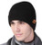 iHomey Winter Beanie for Men   Women Thermal Fleece Lined Soft Knit Hat Cuffed Plain Skull Cap Black