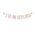 Glitter Im 30 Banner Happy 30th Birthday Garlands Cheers to 30 Years Old Bunting Garlands 30th Birthday Party Decorations