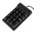 axGear USB Numeric Keypad Number Keyboard Pad Wired Plam Size 19 Keys Black