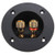 Tinksky DIY 2-Way Speaker Box Terminal Binding Post Round Screw Cup Connector Subwoofer Plug (Black)