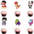 24PCS Ryans World Cupcake Toppers Cake Topper for Ryans World Theme Party Decorations Favors