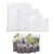 Delxo 400Pcs 4 Size Biodegradable Non-Woven Nursery Bags Plant Grow Bags Fabric Seedling Bags Home Garden Supply