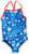 TYR Girls Twinkle Addy Diamondfit NavyWhite M