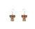 NCAA Texas Tech Red Raiders Dangler Earrings