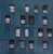 Posterazzi Collection Building Architecture with Random Windows Poster Print by Atelier B Art Studio 12 x 12