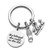 Marathon Gift for Runner Keychain 13_1 26_2 Marathon Jewelry She Believed She Could Inspiration Keychain 26_2