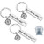 Long Distance Friendship Keychain Gifts No Matter Where No Matter What No Matter When Compass Best Friends Keychain Set of 3 Distance Gifts Graduation Gifts for Friends Sister