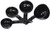 KitchenAid Plastic Measuring Cups, Set of 4, Black
