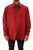 Alfani Mens Slim Fit Pinstripe Button-Down Shirt Red S