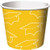 Creative Converting 6 Count Graduation Treat Cups, Yellow