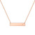 M MOOHAM Bar Necklace for Women Rose Gold Initial Bar Necklace Personalized Engraved Letter F Horizontal Rectangle Bar Necklace M MOOHAM Bar Necklace for Women Rose Gold Initial Bar Necklace Personalized Engraved Letter F Horizontal Rectangle Bar Necklace