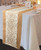 OZXCHIXU TM 30x108cm/12 x 42 Vintage Burlap White Lace Hessian Table Runner Natural Jute Wedding Table Decorations（1pcs）