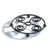 Spectrum Diversified Scroll Trivet, Black