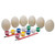 BestPysanky Set of 6 Unfinished Blank Unpainted Wooden Easter Eggs 2_5 Inches