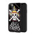 Phone Case Compatible with iPhone 11 Anime One Piece Skull Pattern Design Tempered Glass Back Shockproof Cover with Soft TPU Anti Scratch Bumper Cellphone Case 6_1 inch E
