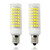 E12 LED, Dimmable Candelabra Base E12 Bulbs, All-New(90PCS), 8W E12 Led Blub 75W Equvilent,850LM, 360 Degree Beam Angle T3/T4 Candelabra Base Corn Bulb, AC110-130V, 2-Pack  ?Daylight White?