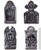 Halloween Graveyard Decorations Outdoor Halloween RIP Tombstones Yard Decorations Halloween Yard Sign Stakes for Halloween Outdoor Lawn Yard Headstone Decorations