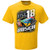 Checkered Flag Kyle Busch 2020 M M Camber NASCAR T-Shirt Yellow X-Large