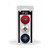 Team Golf NHL Florida Panthers Regulation Size Golf Balls 3 Pack Full Color Durable Team Imprint